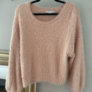 Fluffy Pink Sweater
